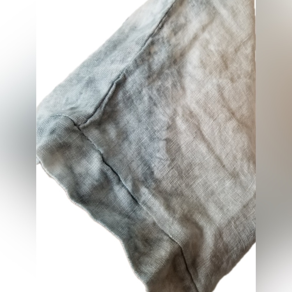 Valentina Naldi 100% Linen from Italy Tie Dye Short Sleeve Top Blouse Shirt S - Picture 8 of 13